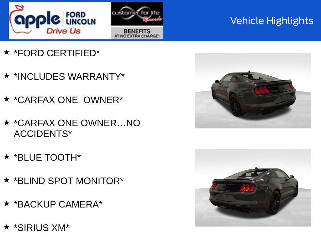 used 2020 Ford Mustang car, priced at $33,500