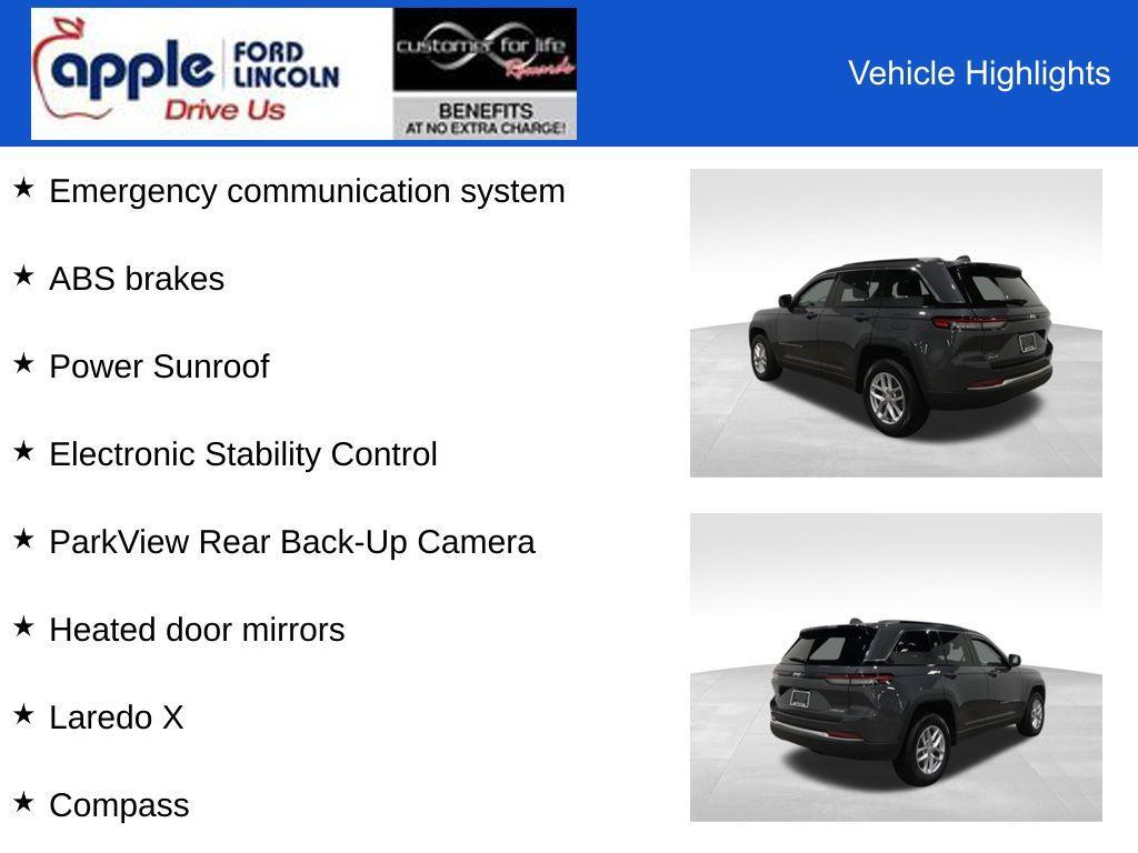 used 2025 Jeep Grand Cherokee car, priced at $33,000