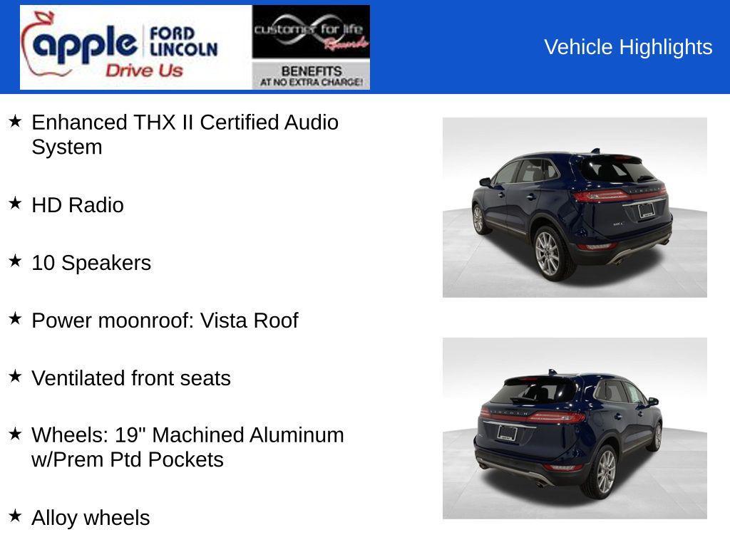 used 2019 Lincoln MKC car, priced at $17,500