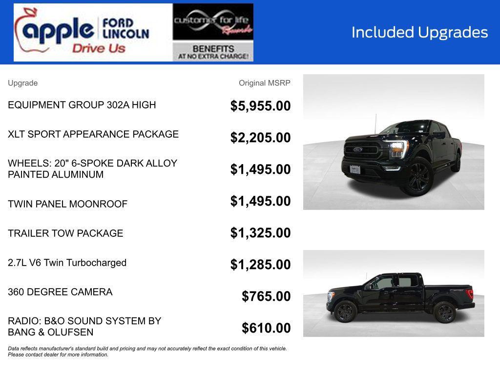 used 2023 Ford F-150 car, priced at $41,000