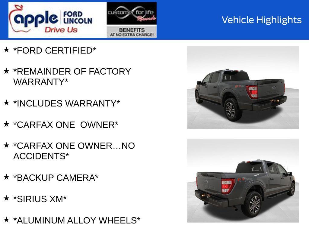 used 2022 Ford F-150 car, priced at $30,500