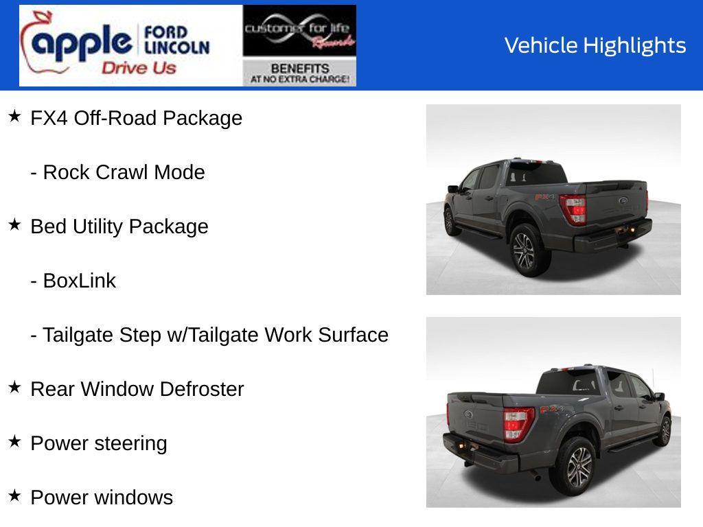 used 2022 Ford F-150 car, priced at $30,500