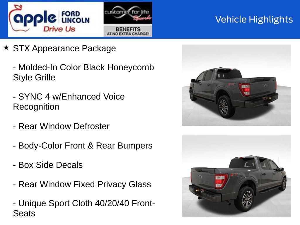 used 2022 Ford F-150 car, priced at $30,500