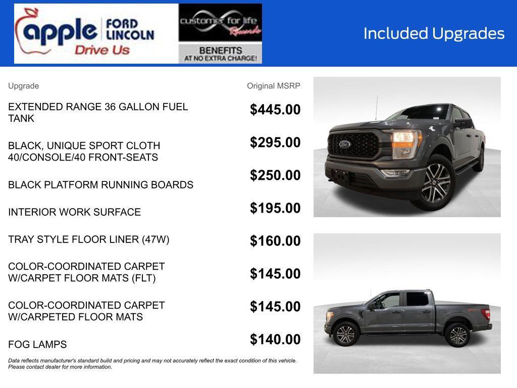 used 2022 Ford F-150 car, priced at $30,500