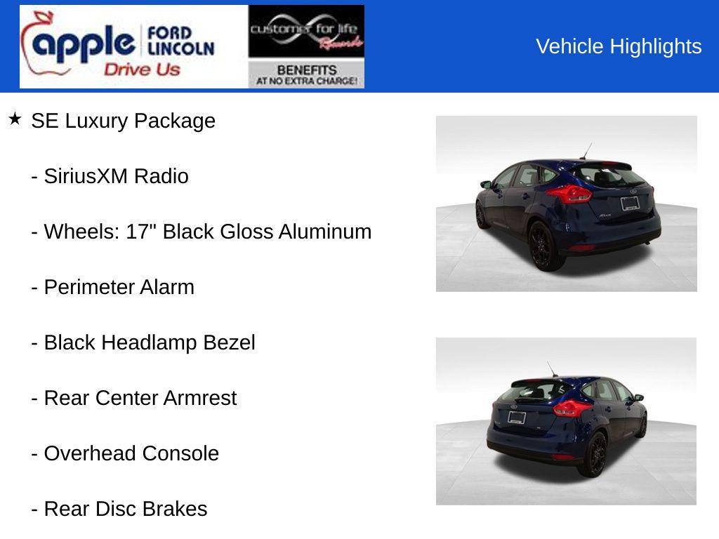 used 2016 Ford Focus car, priced at $9,500