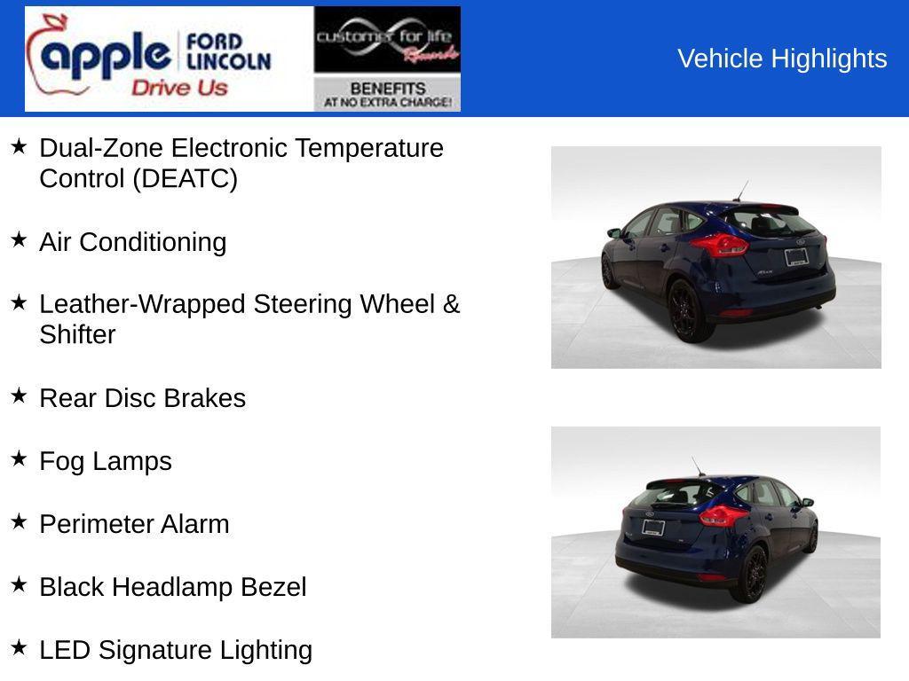 used 2016 Ford Focus car, priced at $9,500