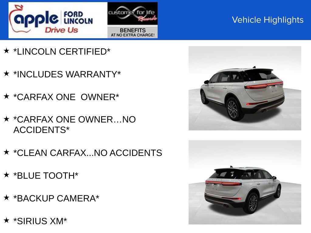 used 2022 Lincoln Corsair car, priced at $28,000