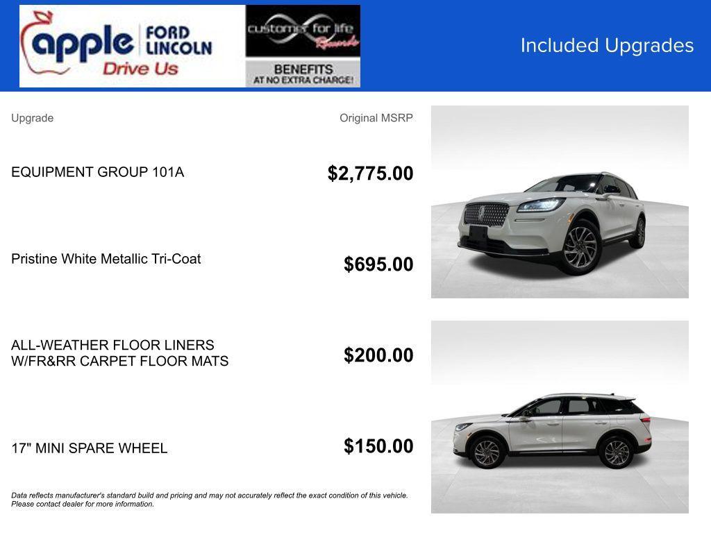 used 2022 Lincoln Corsair car, priced at $28,000