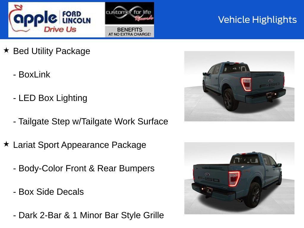 used 2023 Ford F-150 car, priced at $43,500