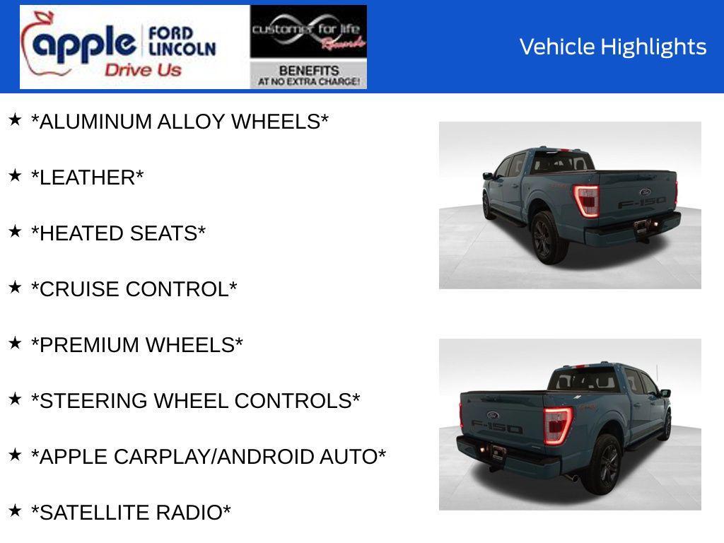 used 2023 Ford F-150 car, priced at $43,500