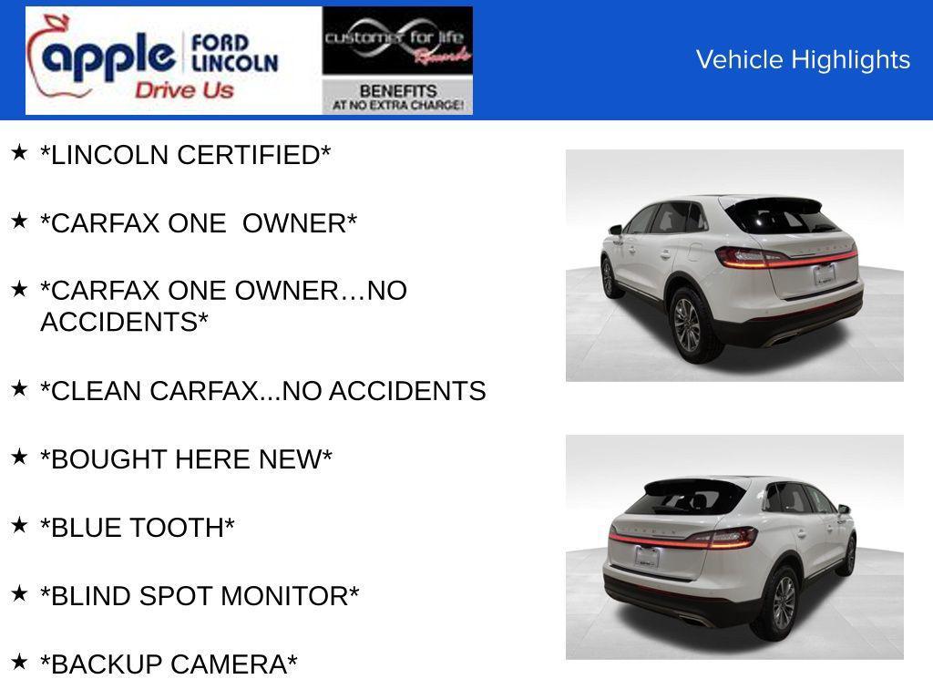 used 2021 Lincoln Nautilus car, priced at $28,000