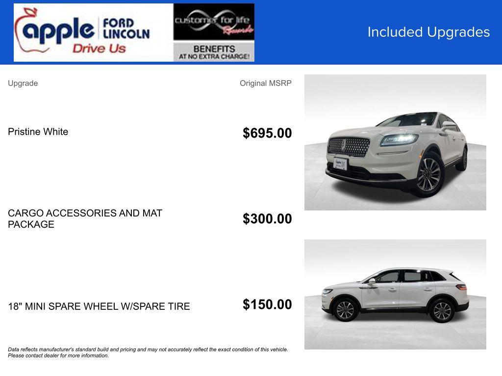 used 2021 Lincoln Nautilus car, priced at $28,000