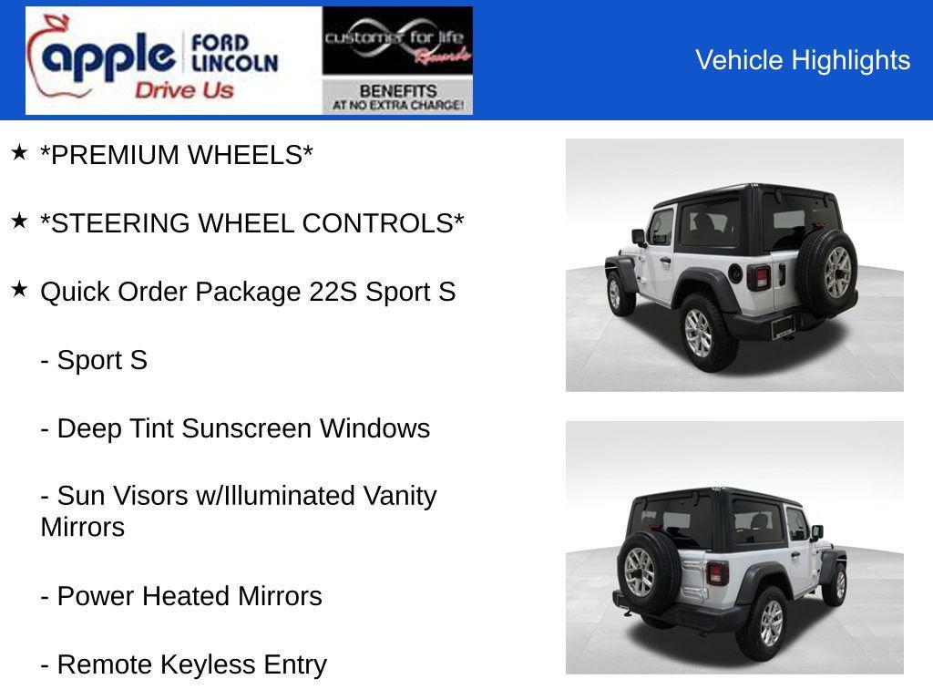 used 2023 Jeep Wrangler car, priced at $27,000