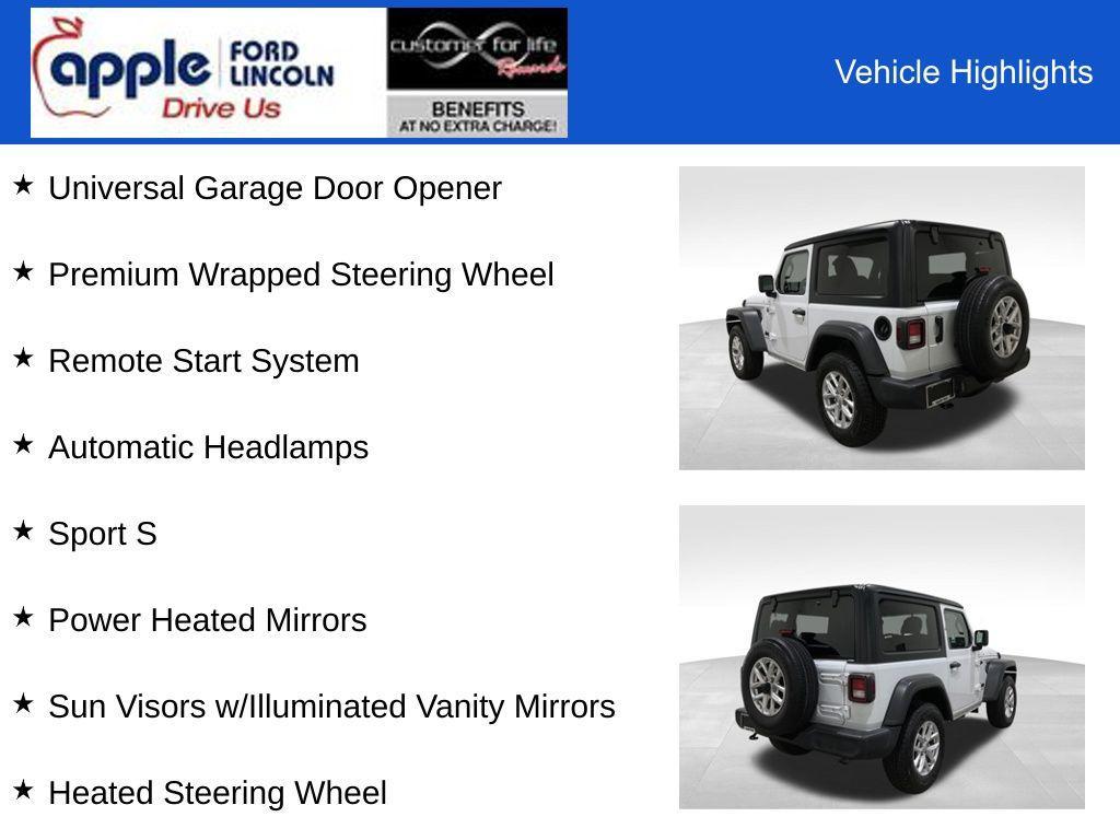 used 2023 Jeep Wrangler car, priced at $27,000