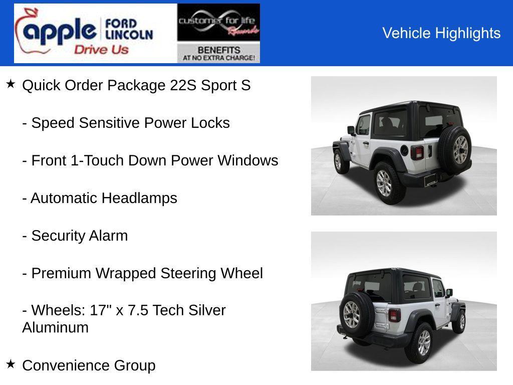 used 2023 Jeep Wrangler car, priced at $27,000