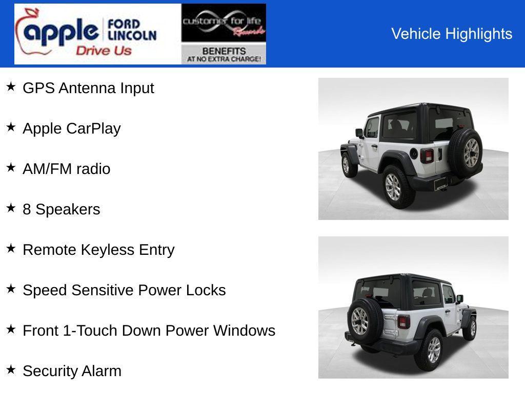 used 2023 Jeep Wrangler car, priced at $27,000