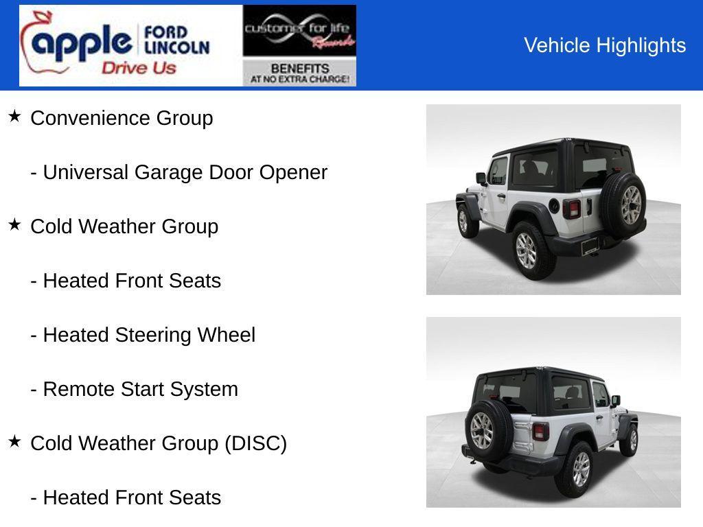 used 2023 Jeep Wrangler car, priced at $27,000
