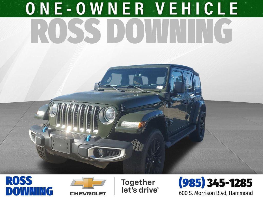 used 2022 Jeep Wrangler Unlimited 4xe car, priced at $27,982