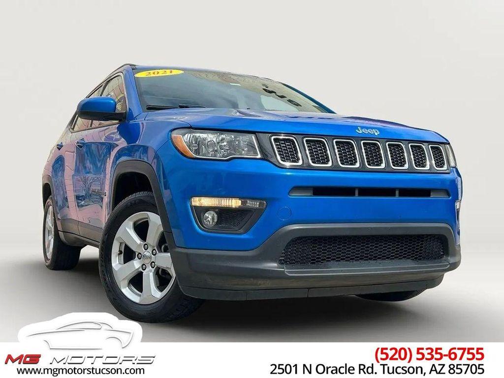 used 2021 Jeep Compass car, priced at $14,995