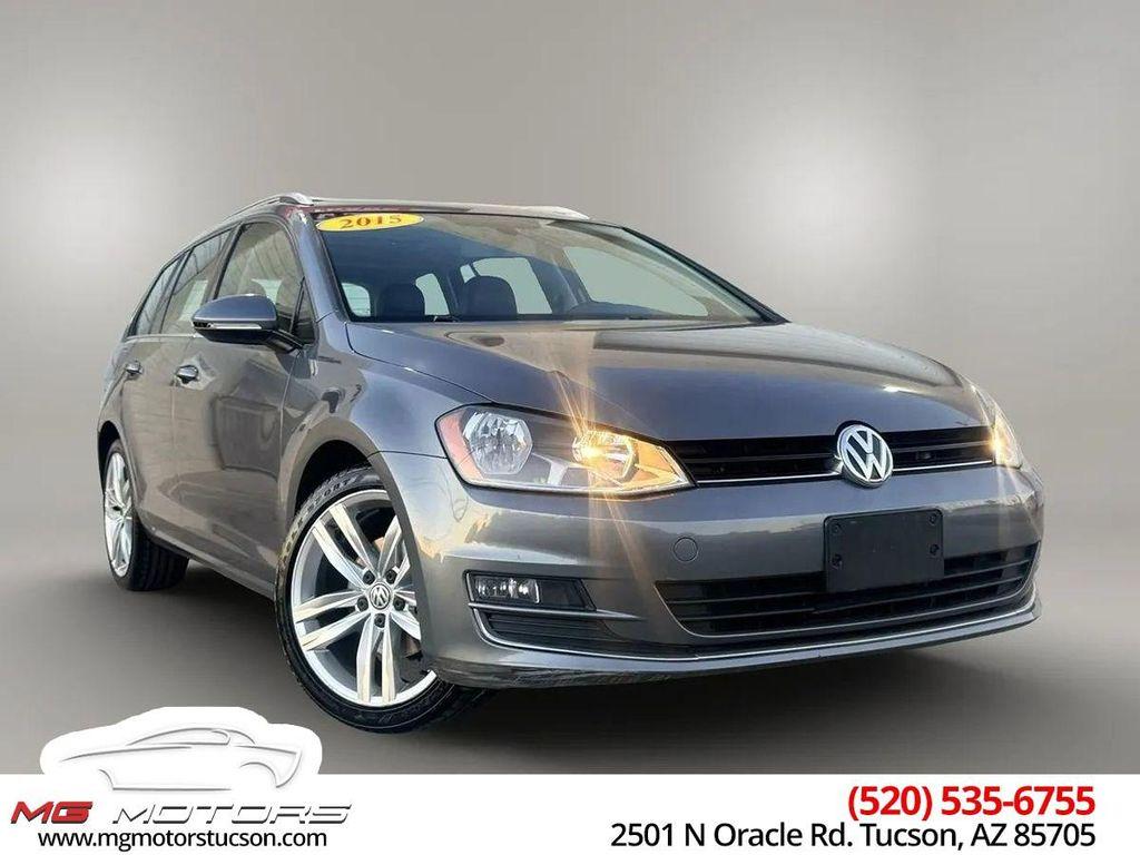 used 2015 Volkswagen Golf SportWagen car, priced at $12,745