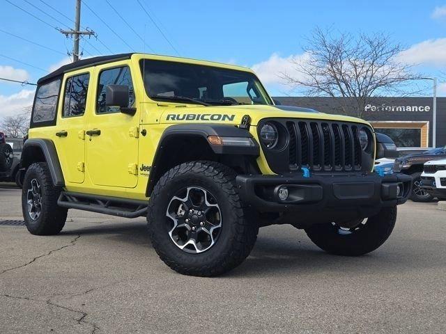 used 2022 Jeep Wrangler Unlimited 4xe car, priced at $28,174