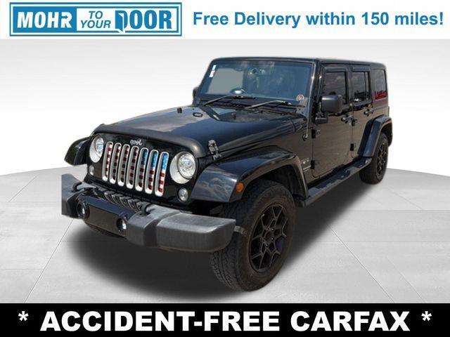 used 2017 Jeep Wrangler Unlimited car, priced at $18,253