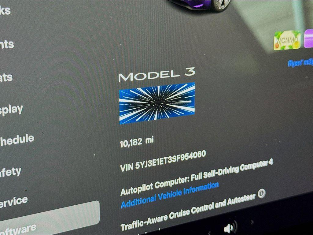 used 2025 Tesla Model 3 car, priced at $46,880