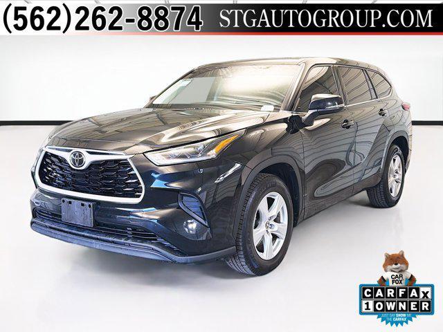 used 2021 Toyota Highlander car, priced at $24,899