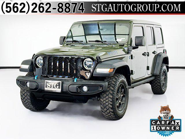 used 2023 Jeep Wrangler 4xe car, priced at $25,598