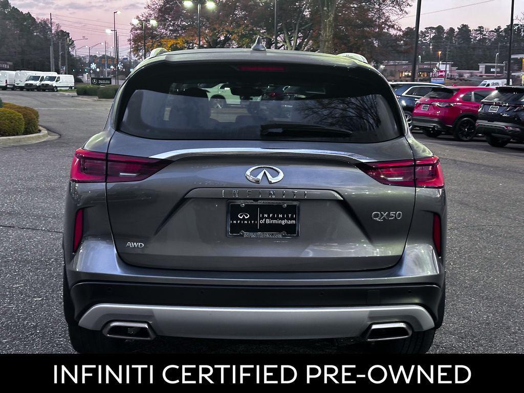 used 2025 INFINITI QX50 car, priced at $36,376