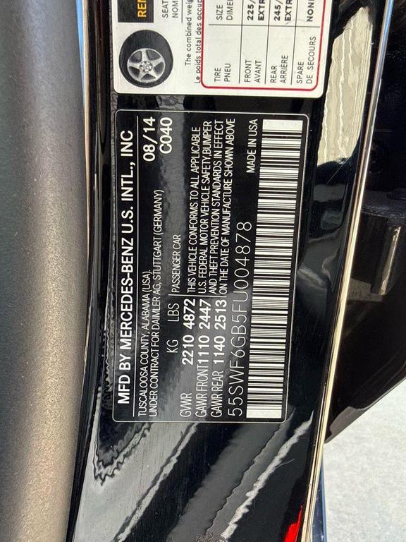 used 2015 Mercedes-Benz C-Class car, priced at $15,887