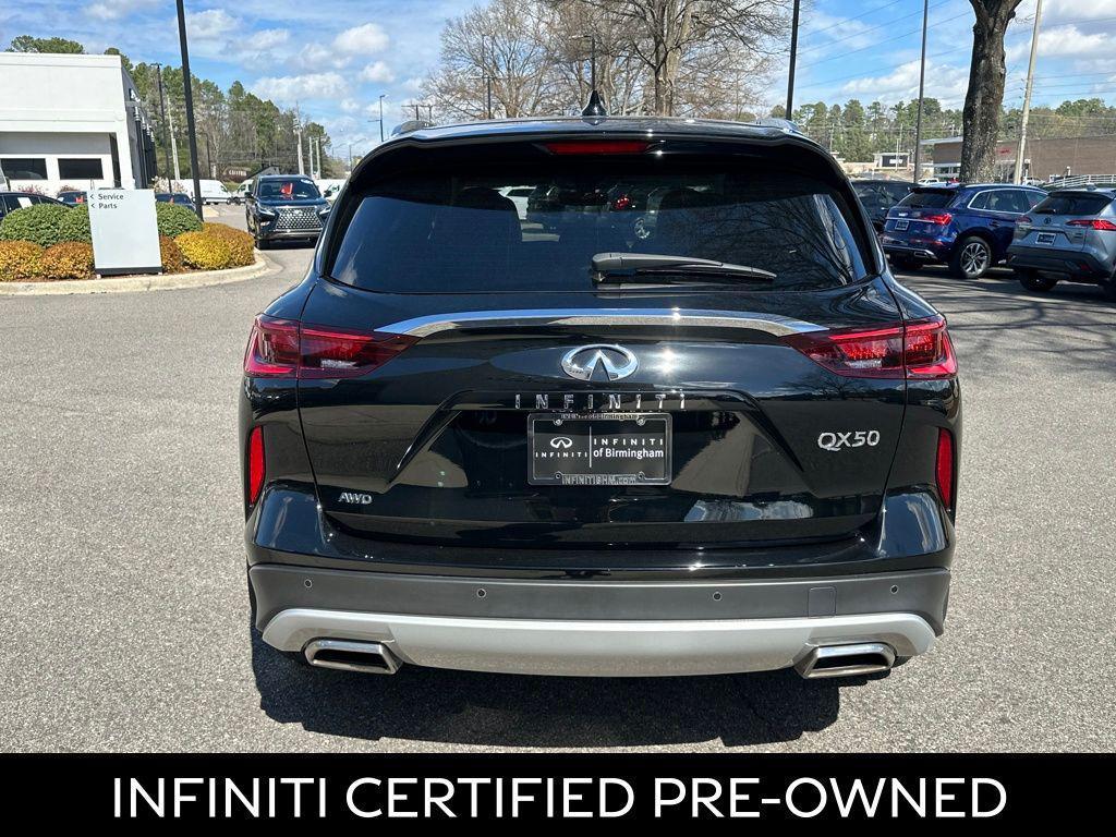 used 2025 INFINITI QX50 car, priced at $38,708