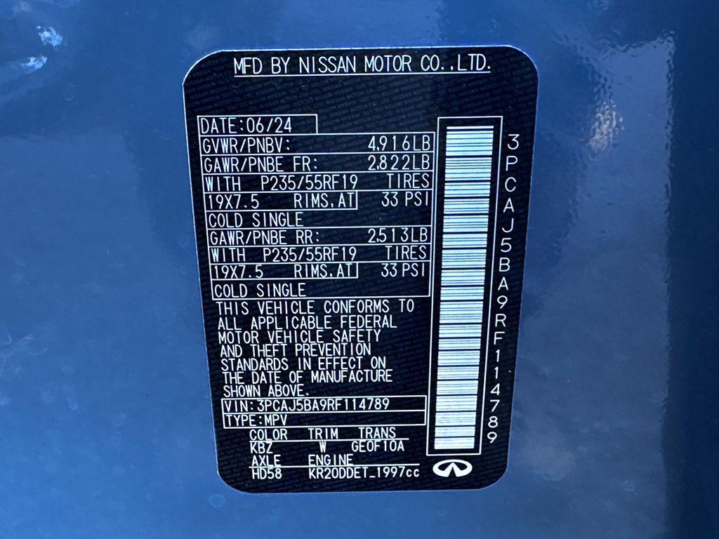 used 2024 INFINITI QX50 car, priced at $37,450