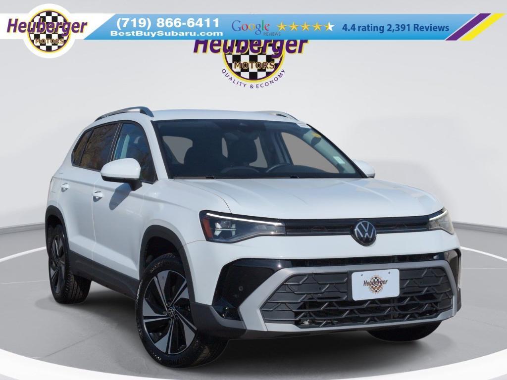 used 2025 Volkswagen Taos car, priced at $25,388