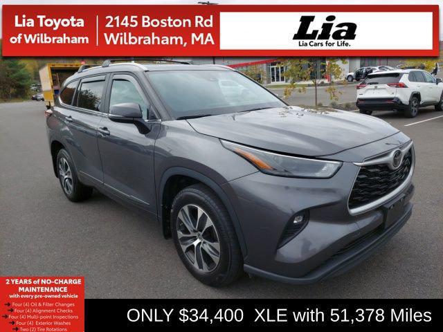 used 2024 Toyota Highlander car, priced at $34,400