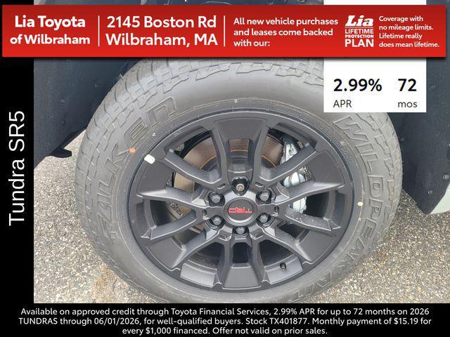 new 2026 Toyota Tundra car, priced at $59,188