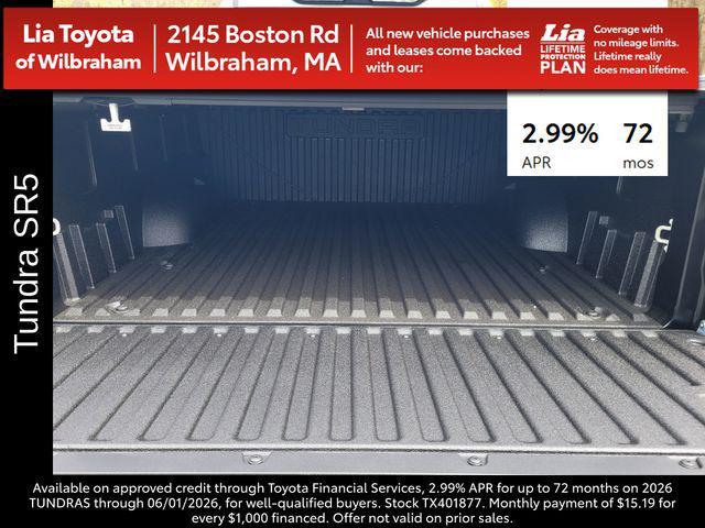 new 2026 Toyota Tundra car, priced at $59,188