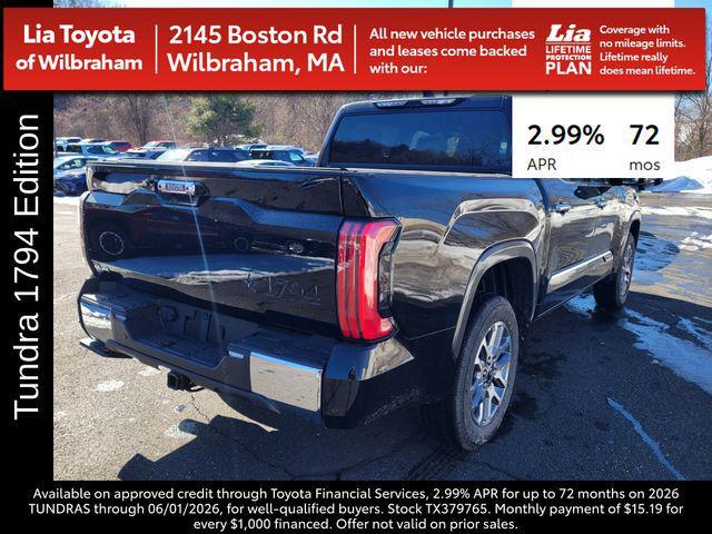 new 2026 Toyota Tundra car, priced at $72,414