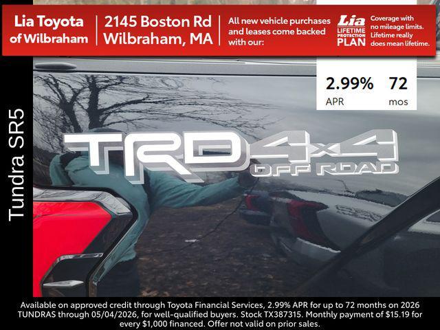 new 2026 Toyota Tundra car, priced at $60,314