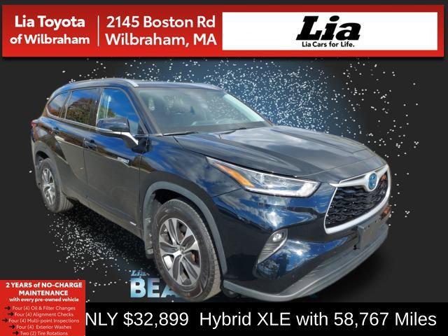 used 2021 Toyota Highlander Hybrid car, priced at $32,899