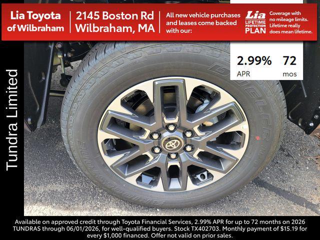 new 2026 Toyota Tundra car, priced at $63,468