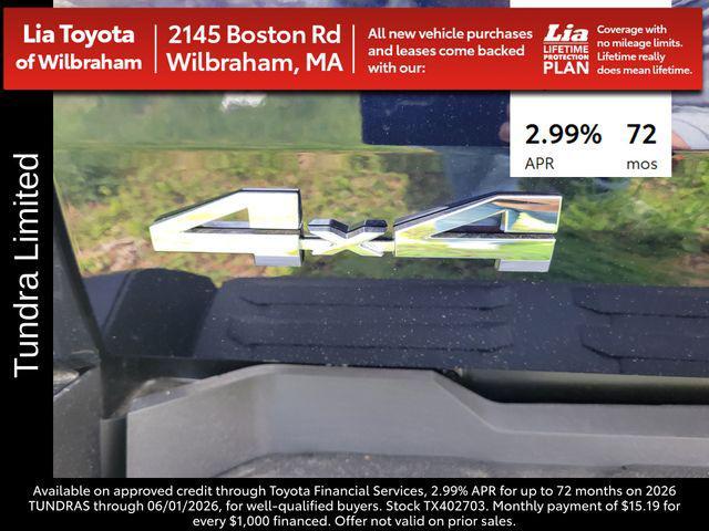 new 2026 Toyota Tundra car, priced at $63,468