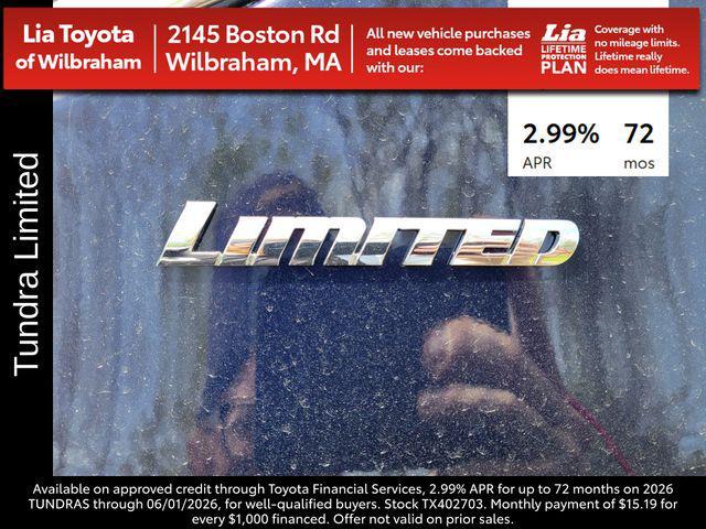 new 2026 Toyota Tundra car, priced at $63,468