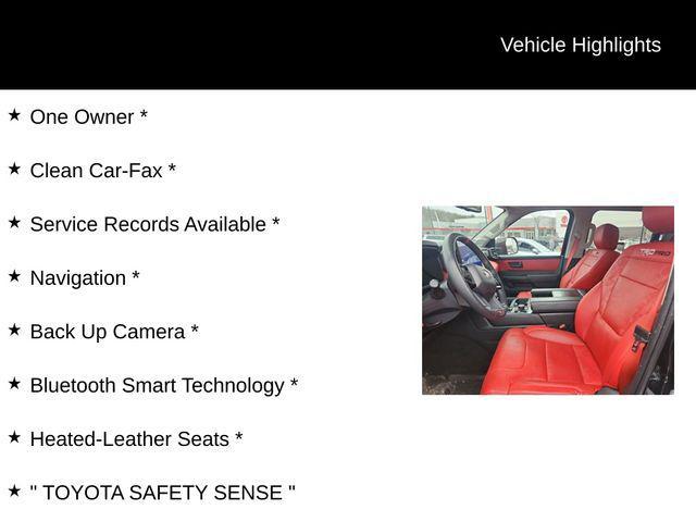 used 2022 Toyota Tundra Hybrid car, priced at $48,500