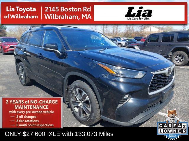 used 2022 Toyota Highlander car, priced at $27,600