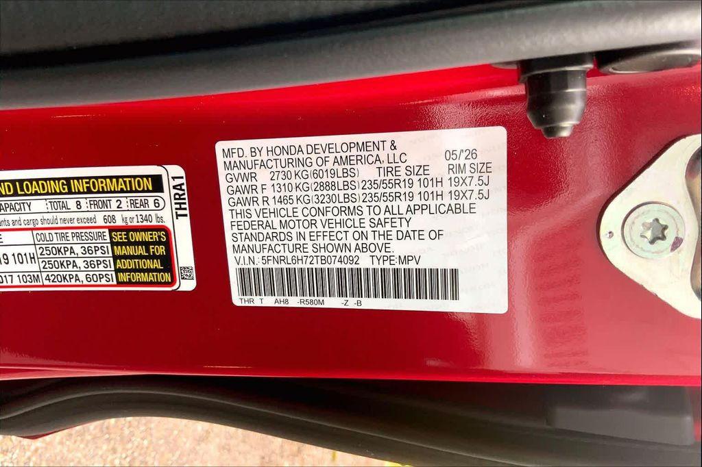 new 2026 Honda Odyssey car, priced at $43,463