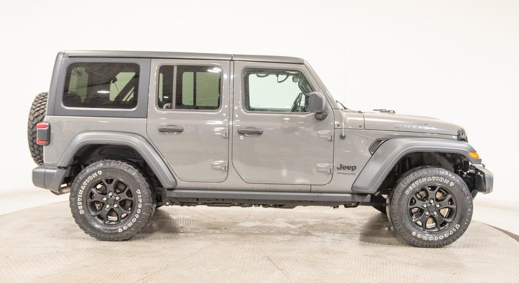 used 2020 Jeep Wrangler Unlimited car, priced at $25,000