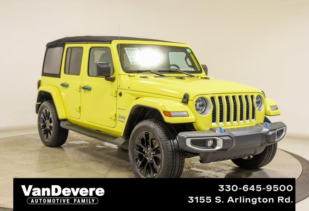 used 2022 Jeep Wrangler Unlimited 4xe car, priced at $26,995