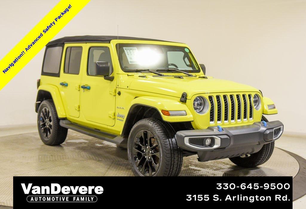 used 2022 Jeep Wrangler Unlimited 4xe car, priced at $25,941