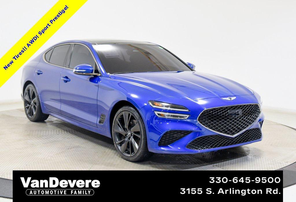used 2023 Genesis G70 car, priced at $28,841